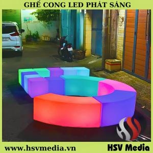 Ghế Cong Led Tùy Chỉnh Ánh Sáng Ghế Cong Led Tùy Chỉnh Ánh Sáng